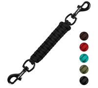 PetBonus Clip de Collier Chien, Sangle de Sécurité Fait Main pour Harnais | Sangle Sécurité Collier Chien pour Harnais et Colliers, Fermoir à Double extrémité, Secours, Connecteur Laisse pour Marche