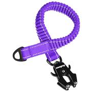 PetBonus Extension de Laisse élastique pour Chien, Absorption des Chocs | 45cm Amortisseur pour Chiens, Attachement de Laisse, Réfléchissant, Nylon, Extenseur pour Moyens et Grands, Course, Vélo