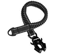 PetBonus Extension de Laisse élastique pour Chien, Absorption des Chocs | 45cm Amortisseur pour Chiens, Attachement de Laisse, Réfléchissant, Nylon, Extenseur pour Moyens et Grands, Course, Vélo