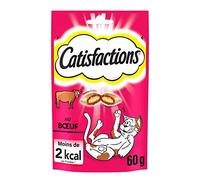 PETCARE CATISFACTIONS - Friandises pour Chat Au Boeuf 60G - (Lot De 4)