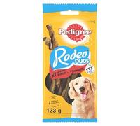 PETCARE Rodeo Duos Recompenses Au Boeuf Et Saveur Fromage pour Chien 123G - (Lot De 4)
