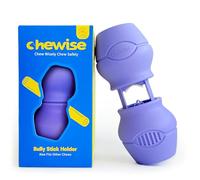 PetClan Chewise - Support de bâton de bully - Sécurité ultime et robuste - Sans BPA - Pour chiens - Compatible avec différentes tailles de bâtons et chiens