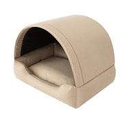 PetComfort Niche pour chien et chat en tissu Beige Taille L 60 x 47 cm