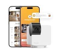 Petcube Caméra Interactive WiFi pour Animaux et sécurité Domestique avec téléphone App, vidéo HD 1080p, Rotation à 360°, Vision Nocturne, alertes IA