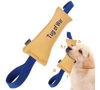 PETCUTE Boudin À Mordre Jouet pour Chien,Jouet à Mordre en Jute avec 2 Anses Robuste,Jouets Interactifs pour Chiens,Jouets Morsure Interactifs pour Chiens,Idéal pour Le tir à la Corde