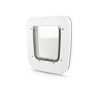 PETCUTE Chatière à Puce Chatière pour Chats de Verrouillage à 4 Positions Chatières pour Petit Animaux Facile à Installer