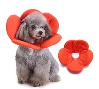 PETCUTE Colerette pour Chien Anti Lechage, Collerette Récupération Protection Lavable pour Chat et Chien, Collier Post-Chirurgical Elizabethan, Collerettes pour Animaux de Compagnie (L)