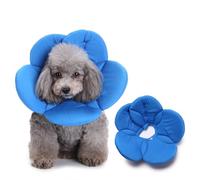PETCUTE Colerette pour Chien Anti Lechage, Collerette Récupération Protection Lavable pour Chat et Chien, Collier Post-Chirurgical Elizabethan, Collerettes pour Animaux de Compagnie (L)