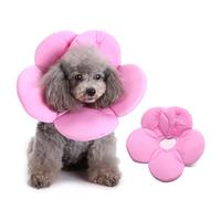 PETCUTE Colerette pour Chien Anti Lechage, Collerette Récupération Protection Lavable pour Chat et Chien, Collier Post-Chirurgical Elizabethan, Collerettes pour Animaux de Compagnie (M)
