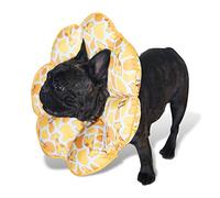 PETCUTE Collerette pour Chiens Collier Gonflable de Récupération réglable Collier de Protection Collerettes pour Chats Mignon S