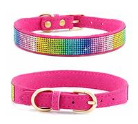PETCUTE Collier Chat et Chien en Strass Brillant,Collier pour Chien avec Strass,réglable Collier pour Animal Domestique