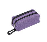 PETCUTE Distributeur de Sac pour Chiens,Distributeur Sac a Crottes Chien,Distributeur Sac Excrement Chien avec Crochet,Support de Sac a Crottes Chien avec Doubles Fermetures éclair pour Randonnée