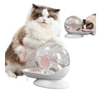 PETCUTE Fontaine à Eau Automatique pour Chat,Distributeurs d'eau pour Animaux de Compagnie,2.8L en Forme d'escargot,Distributeur d'eau pour Chien,Niveau d'eau Facile à Voir,sans électricité