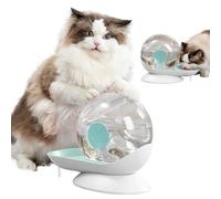 PETCUTE Fontaine à Eau Automatique pour Chat,Distributeurs d'eau pour Animaux de Compagnie,2.8L en Forme d'escargot,Distributeur d'eau pour Chien,Niveau d'eau Facile à Voir,sans électricité