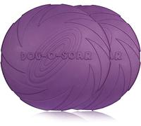 PETCUTE Frisbees pour Chien, 2 PCS Frisbee de Chien, Jouet Interactif Frisbee, Disque Volant en Caoutchouc pour Jeux Sport Exercice Activité et Jeu en Plein, pour Grand Et Moyens Chiens,ø 20 cm