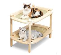 PETCUTE Griffoir pour Chat Double Couche,Spacieux et Confortable,Planche À Griffoir pour Chat,Jouet Interactif pour Chatons,Fournitures pour Chatons,Meubles pour Animal Domestique,Facile à Assembler