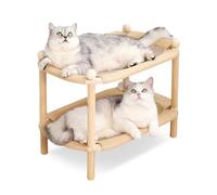 PETCUTE Griffoir pour Chat Double Couche,Spacieux et Confortable,Planche À Griffoir pour Chat,Jouet Interactif pour Chatons,Fournitures pour Chatons,Meubles pour Animal Domestique,Facile à Assembler