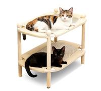 PETCUTE Griffoir pour Chat Double Couche,Spacieux et Confortable,Planche À Griffoir pour Chat,Jouet Interactif pour Chatons,Fournitures pour Chatons,Meubles pour Animal Domestique,Facile à Assembler