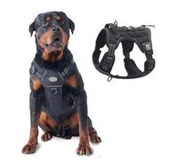 PETCUTE Harnais Anti Traction Tactique pour Petit Moyen et Grand Chien,Respirant, Réglable Harnais de Chien avec Poignée Rembourrée Contrôl,Facile à Mettre,Gilet Durable Réfléchissant,M