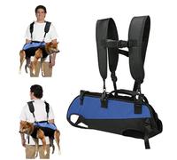 PETCUTE Harnais de Levage pour Chien de Grande Taille,Respirante Sac de Transport pour Chien avec Poignée,Sac à Dos Réglable pour Chien Âgé, Blessures Articulaires,Chiens Souffrant D'arthrite