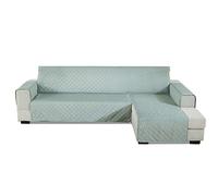 PETCUTE Housse de canapé en Forme L matelassé Housse de canapé d'angle Protecteur de canapé sectionnel avec Chaise Droite étanche 240x270cm