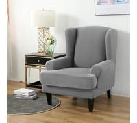 PETCUTE Housse de Fauteuil à Oreilles Extensible Couvre Fauteuil Elastique Protecteur pour Chaise