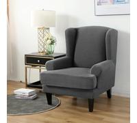 PETCUTE Housse de Fauteuil à Oreilles Extensible Couvre Fauteuil Elastique Protecteur pour Chaise