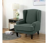 PETCUTE Housse de Fauteuil à Oreilles Extensible Couvre Fauteuil Elastique Protecteur pour Chaise