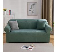 PETCUTE Housses de canapé Extensible Housse Canapé Velours 3 Places épais Couvre canapé couvertures Protecteur de Canape Bleu
