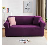 PETCUTE Housses de Fauteuil épaisse en Velours Housse de canapé Extensible Couvre Fauteuil Violet