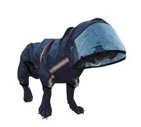 PETCUTE Imperméable pour Chien avec Capuchon,Coupe-Vent et Imperméable 100% Veste pour Chien avec Bandes Réfléchissantes,Trou pour Harnais,Ultraléger Respirant Vêtement pour Petit Moyen Gros Chiens