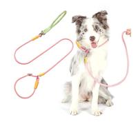 PETCUTE Laisse de Dressage pour Chien,Réglable Laisse Chien Corde avec Souples Poignée Rembourrée,Laisse pour Chien en Nylon,Convient Course à Pied et Randonnée,pour Petits, Moyens et Grands Chiens