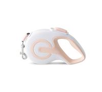 PETCUTE Laisse Rétractable pour Chien avec Poignée Antidérapante,Laisse Chien Enrouleur de Ruban Nylon Solide,Réfléchissant,Laisses Chiens Rétractable avec Frein à Une Main,Pause,Verrouillage