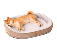 PETCUTE Lit de Chien Orthopédique,Super Doux,Lit pour Animal de Compagnie avec Housse Lavable Amovible,Canapé pour Chien Dehoussable avec Fond Antidérapant,Anti-anxiété Panier pour Chat