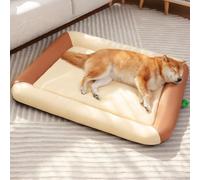 PETCUTE Lit Imperméable pour Chiens de Grande Taille,Lits Orthopédiques pour Animaux de Compagnie avec Fond Antidérapant,Paniers pour Chiens,pour Les Voyages à l'intérieur et à l'extérieur,XL