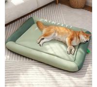 PETCUTE Lit Imperméable pour Chiens de Grande Taille,Lits Orthopédiques pour Animaux de Compagnie avec Fond Antidérapant,Paniers pour Chiens,pour Les Voyages à l'intérieur et à l'extérieur,L
