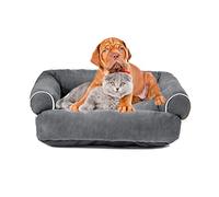 PETCUTE Lit pour Chat Confortable,Coussin Chien Moyenne Taille,Lavable en Machine,Orthopédique Lit pour Animal de Compagnie,Respirant Lit pour Chien,Panier Chien avec Antidérapant Bas
