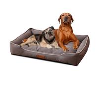 PETCUTE Lit pour Chien Dehoussable, Orthopédique, Doux et Confortable, Imperméable, Taille Moyenne