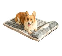 PETCUTE Lit pour Chien Lavable,Coussin pour Chien avec Housse Lavable Amovible,Tapis en Peluche pour Chien avec Fond Antidérapant,Panier Chien Orthopédique pour Grande Chiens