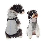 PETCUTE Manteau avec Harnais, avec Capuchon, 100% étanche, Coupe-Vent, avec Bandes réfléchissantes et Respirant