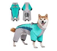 PETCUTE Manteau d'hiver Imperméable pour Chien à 4 Pattes,Coupe-Vent, Réglable,Vestes d'hiver pour Chiens avec Harnais,Réfléchissant Veste Chaude pour Chien avec Doublure en Polaire Douce,3XL
