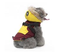 PETCUTE Manteau d'Hiver Imperméable pour Chien avec Capuche et Harnais, Coupe-Vent pour Petit Moyen Grands Chiens, Vêtements Chauds avec Doublure en Polaire et D-Ring