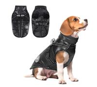 PETCUTE Manteau d'hiver Imperméable pour Chien avec Harnais Réglable Intégré, Réfléchissant,Lavable,Veste d'hiver pour Chien,Vetement pour Chiens,pour Chiot, Chiens de Petite et Moyenne Taille,XL