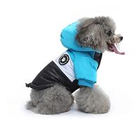 PETCUTE Manteau d'hiver pour Chien avec Capuche,Vetement pour Chien Coupe-Vent pour Petit Moyen Grands Chiens,Fermeture à Bouton,Vêtements Chauds pour Chien avec Doublure en Polaire