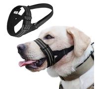 PETCUTE Muselière en Nylon Réglable pour Chiens,Réfléchissant Muselières pour Chiens,Muselières Chiens Confortable et Respirant,Museliere Anti-Aboiements et Anti-Morsures,pour Petits/Moyen Chiens