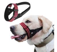 PETCUTE Muselière en Nylon Réglable pour Chiens,Réfléchissant Muselières pour Chiens,Muselières Chiens Confortable et Respirant,Museliere Anti-Aboiements et Anti-Morsures,pour Petits/Moyen Chiens