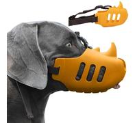 PETCUTE Muselière pour Chien en Silicone Douce et Respirante,Museliere Petit Chien, Museliere Réglable Chiens,Empêcher de Mordre,Mâcher,Aboyer,pour Les Chiens de Taille Grande, Moyenne et Petite