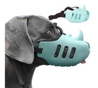 PETCUTE Muselière pour Chien en Silicone Douce et Respirante,Museliere Petit Chien, Museliere Réglable Chiens,Empêcher de Mordre,Mâcher,Aboyer,pour Les Chiens de Taille Grande, Moyenne et Petite