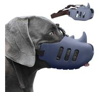 PETCUTE Muselière pour Chien en Silicone Douce et Respirante,Museliere Petit Chien, Museliere Réglable Chiens,Empêcher de Mordre,Mâcher,Aboyer,pour Les Chiens de Taille Grande, Moyenne et Petite