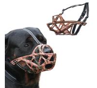 PETCUTE Muselière pour Chien,Réglable Museau de Chien avec Bande Réfléchissante,Mieux prévenir Les morsures, mâcher et aboyer Museau,Muselière pour Petits Chiens,pour Moyens Et Grands Chiens